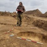 Na nově budované trase dálnice D55 probíhá archeologický průzkum