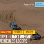 Lehká vozidla Top 3 prezentovaná společností Soudah Development – etapa 5 – #Dakar2022
