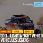 Lehká vozidla Top 3 prezentovaná společností Soudah Development – 11. etapa – #Dakar2022