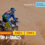 Čtyřkolky Top 3 prezentované společností Soudah Development – Fáze 3 – #Dakar2022