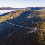 Nejdelší visutý most na světě na Dolní Moravě přivítal první návštěvníky