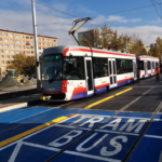V Olomouci začal provoz na nově dokončeném úseku tramvajové trati