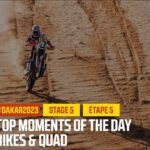 Kola a čtyřkolky Nejlepší momenty – etapa 5 – #Dakar2023