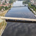 V Týně nad Vltavou se staví nový most